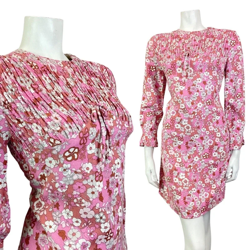 Wrap - Style Women Dress with Adjustable Fit for All Body Types Wrap - Style Women Dress with Adjustable Fit for All Body Types VINTAGE 60s 70s PINK WHITE PURPLE DAISY FLOWER SHIRRED MOD SUMMER DRESS 10 12 Wrap - Style Women Dress with Adjustable Fit for All Body Types Wrap - Style Women Dress with Adjustable Fit for All Body Types VINTAGE 60s 70s PINK WHITE PURPLE DAISY FLOWER SHIRRED MOD SUMMER DRESS 10 12