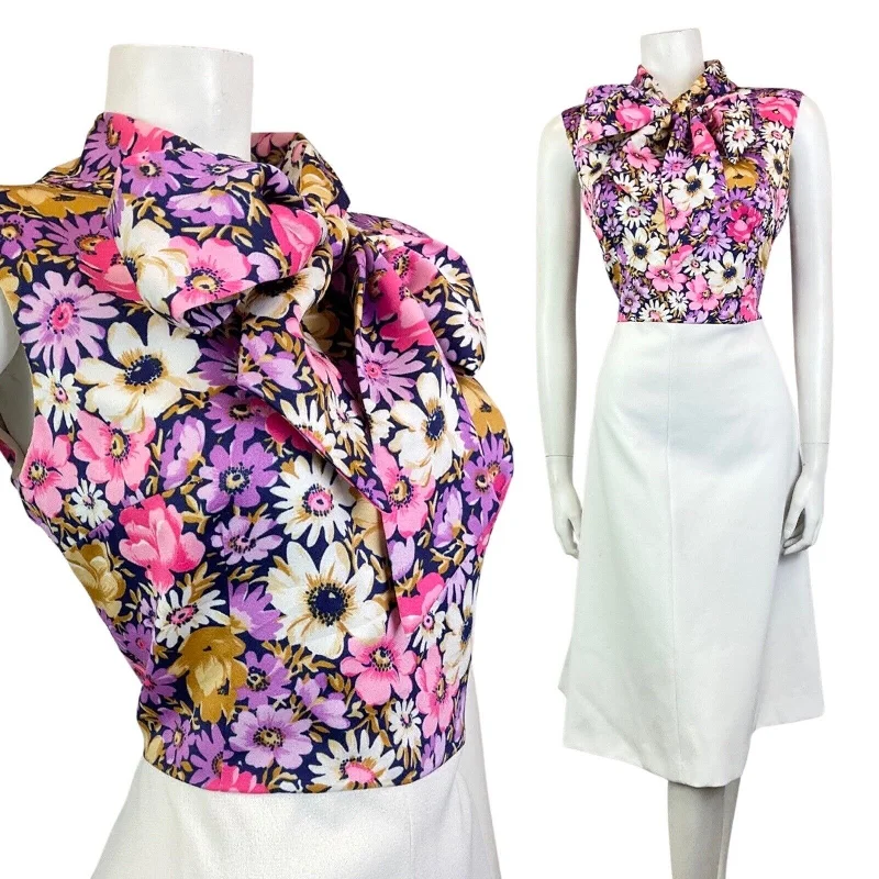 Strapless Women Dress with a Built - in Bra for Comfort and Support Strapless Women Dress with a Built - in Bra for Comfort and Support VINTAGE 60s 70s WHITE PURPLE PINK FLORAL PUSSYBOW SLEEVELESS MOD DRESS 12 Strapless Women Dress with a Built - in Bra for Comfort and Support Strapless Women Dress with a Built - in Bra for Comfort and Support VINTAGE 60s 70s WHITE PURPLE PINK FLORAL PUSSYBOW SLEEVELESS MOD DRESS 12