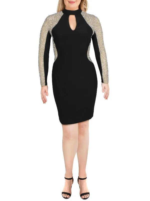 Pleated Women Dress with a Timeless and Elegant Texture Pleated Women Dress with a Timeless and Elegant Texture Womens Formal Short Sheath Dress