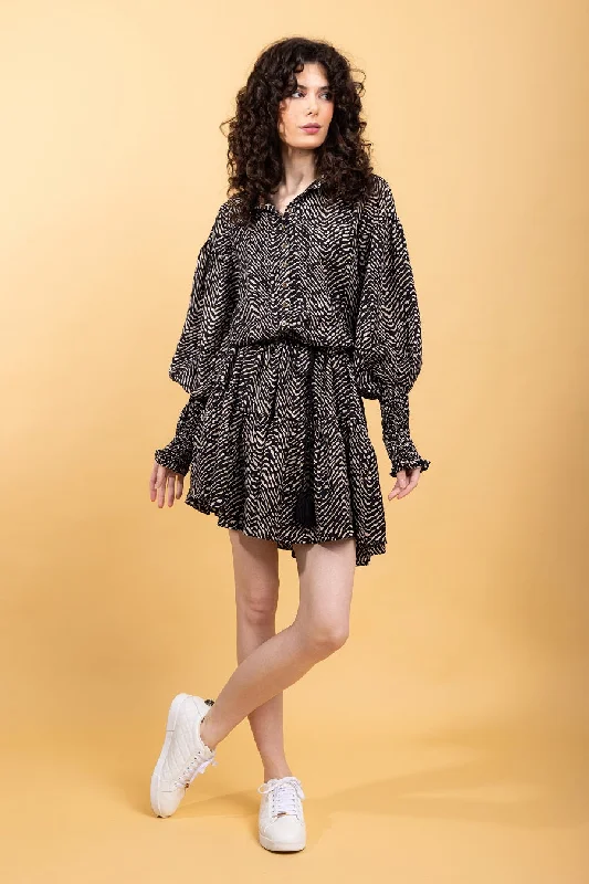 Mini dresses with patchwork designs for a unique styleParker Printed Shirt Dress
