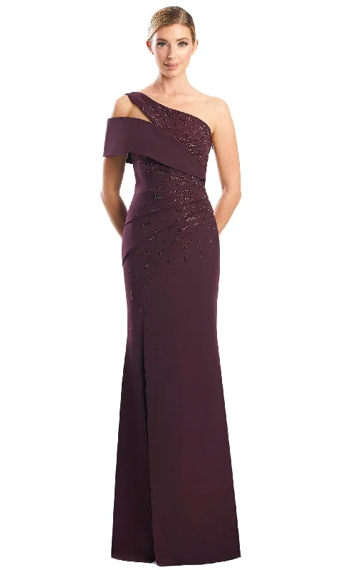 Bow - backed wedding guest dresses in silk for a luxurious feelAlexander by Daymor 1784S23 - Beaded Asymmetrical Dress Bow - backed wedding guest dresses in silk for a luxurious feelAlexander by Daymor 1784S23 - Beaded Asymmetrical Dress