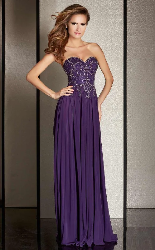 Polka - dot - printed wedding guest dresses with short sleevesClarisse - M6229 Embellished Sweetheart Column Dress Polka - dot - printed wedding guest dresses with short sleevesClarisse - M6229 Embellished Sweetheart Column Dress