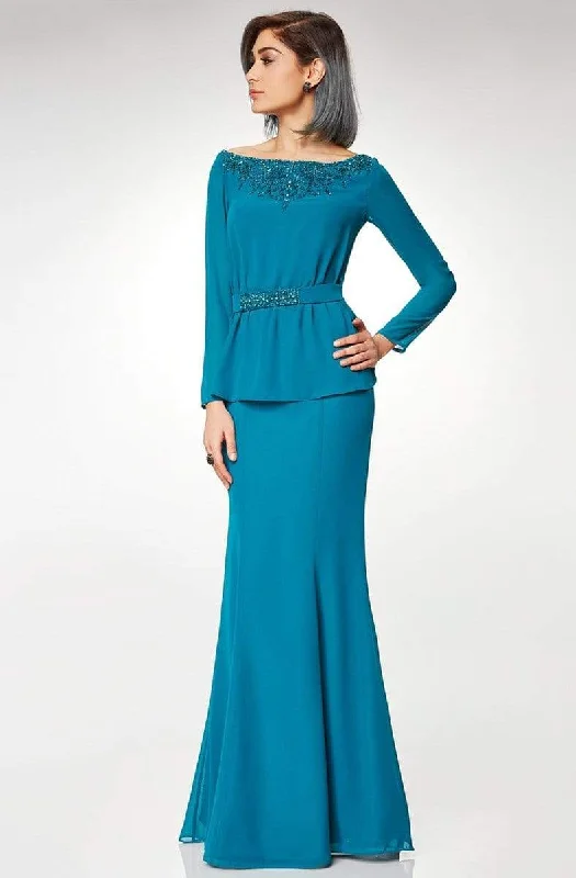 Lace - and - tulle wedding guest dresses with sweetheart necklinesClarisse - M6538 Beaded Embellished Neckline Long Sleeve Formal Dress Lace - and - tulle wedding guest dresses with sweetheart necklinesClarisse - M6538 Beaded Embellished Neckline Long Sleeve Formal Dress