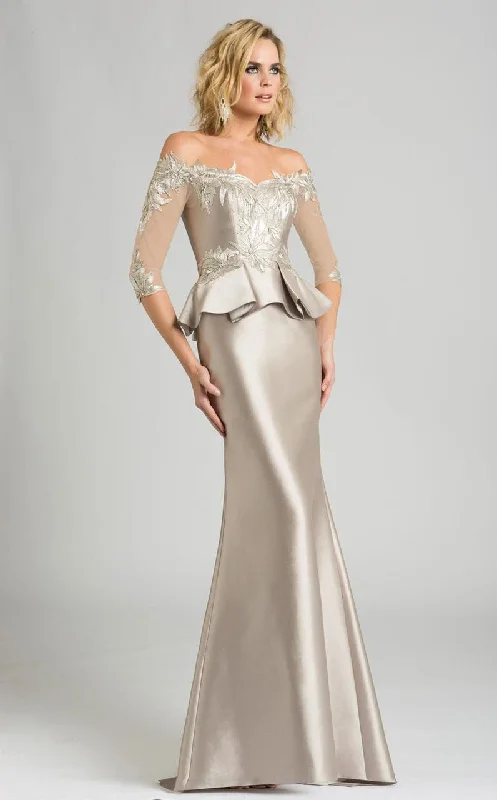 Printed wedding guest dresses with tropical motifs for beach weddingsFeriani Couture - 18574 Beaded Off-Shoulder Trumpet Dress Printed wedding guest dresses with tropical motifs for beach weddingsFeriani Couture - 18574 Beaded Off-Shoulder Trumpet Dress