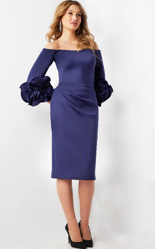 Metallic cocktail dresses with a halter neck for a glamorous occasionJovani 23717 Dress