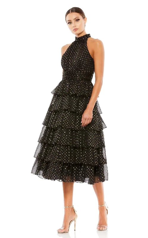 Cocktail dresses with cold - shoulder designs in a lightweight fabricMac Duggal 49510 Dress Cocktail dresses with cold - shoulder designs in a lightweight fabricMac Duggal 49510 Dress