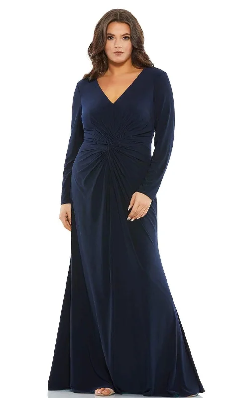 Wedding guest dresses with keyhole backs and flowing fabricsMac Duggal Fabulouss - 49504F Long Sleeve Minimalist Sheath Dress Wedding guest dresses with keyhole backs and flowing fabricsMac Duggal Fabulouss - 49504F Long Sleeve Minimalist Sheath Dress