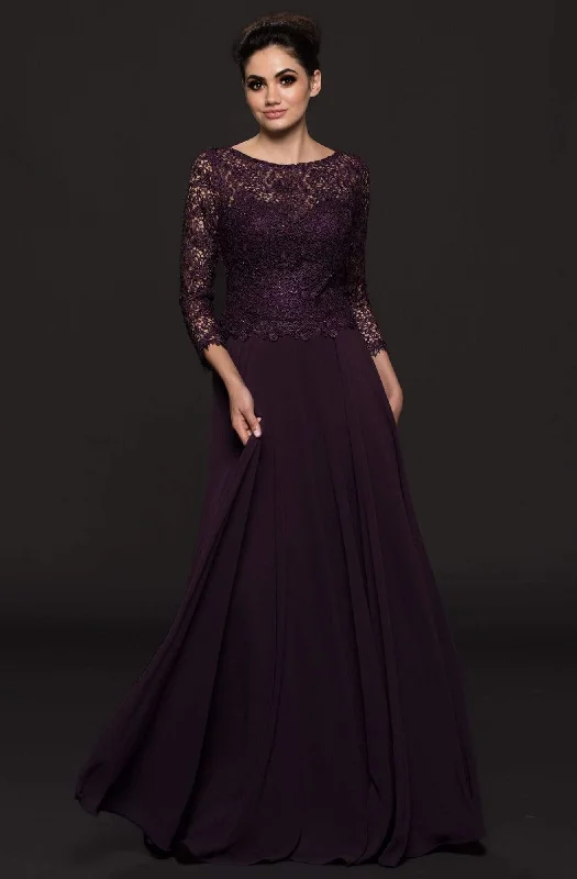 Strapless wedding guest dresses with rhinestone - studded bodicesMarsoni by Colors - M223 Embroidered Quarter Length Sleeves Dress Strapless wedding guest dresses with rhinestone - studded bodicesMarsoni by Colors - M223 Embroidered Quarter Length Sleeves Dress