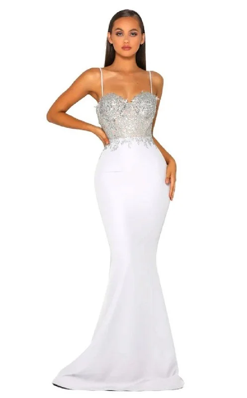 Bodycon dress with a high - low hem for a trendy lookPortia And Scarlett 5025 Long Formal Prom Dress Bodycon dress with a high - low hem for a trendy lookPortia And Scarlett 5025 Long Formal Prom Dress