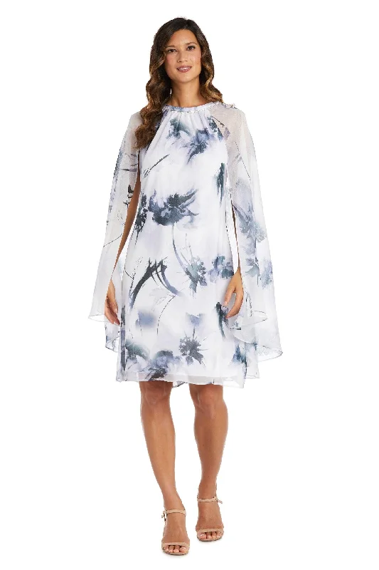 Cocktail dresses with a keyhole back and a midi - lengthR&M Richards 9239 Short Mother Of The Bride Dress Sale