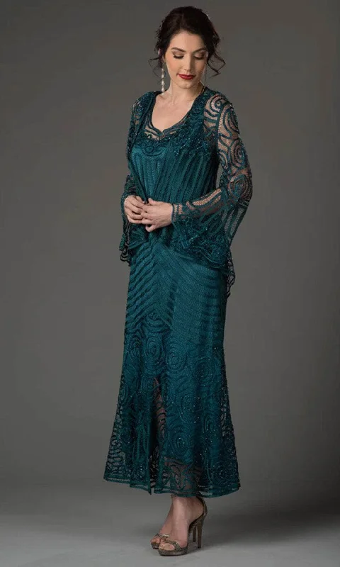 Wedding guest dresses with cold - shoulder designs and solid colorsSoulmates D7155 - Heart-Shaped Neckline Dress Jacket Evening Dress Wedding guest dresses with cold - shoulder designs and solid colorsSoulmates D7155 - Heart-Shaped Neckline Dress Jacket Evening Dress