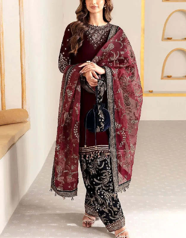 Ball gown party dresses with a full skirt for a princess - like lookTrendy Embroidered Velvet Party Wear Dress with Emb. Silk Trouser (DZ17616) Ball gown party dresses with a full skirt for a princess - like lookTrendy Embroidered Velvet Party Wear Dress with Emb. Silk Trouser (DZ17616)