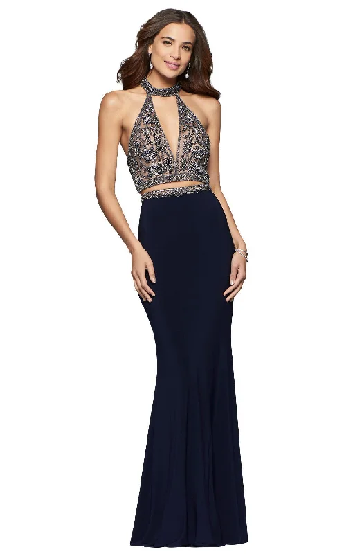 Party dresses with a satin - lined interior for added comfort​Faviana S10003 Dress