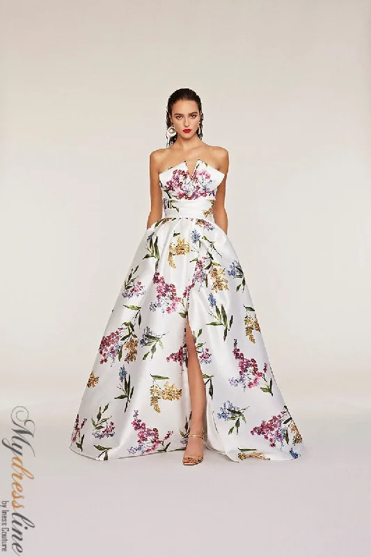 Mermaid - cut formal dresses in satin for a glamorous prom nightFrascara 4255