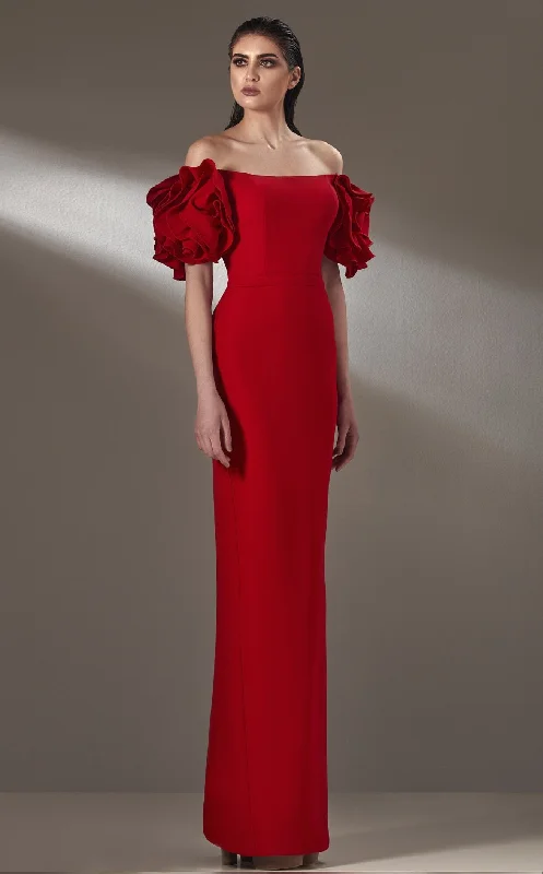 Formal dresses with ruffled skirts and bow accents for a charming prom appearanceMNM Couture K3875 Dress Formal dresses with ruffled skirts and bow accents for a charming prom appearanceMNM Couture K3875 Dress
