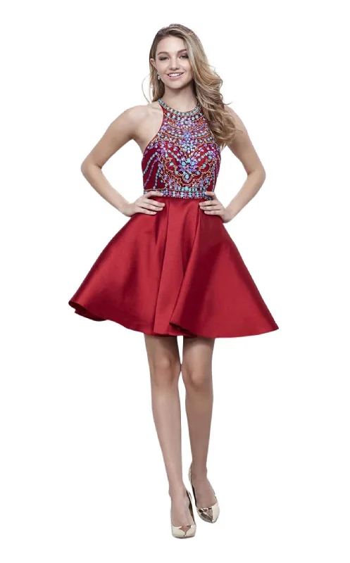 Party dresses with a geometric pattern for a contemporary lookNox Anabel 6251 Dress Party dresses with a geometric pattern for a contemporary lookNox Anabel 6251 Dress