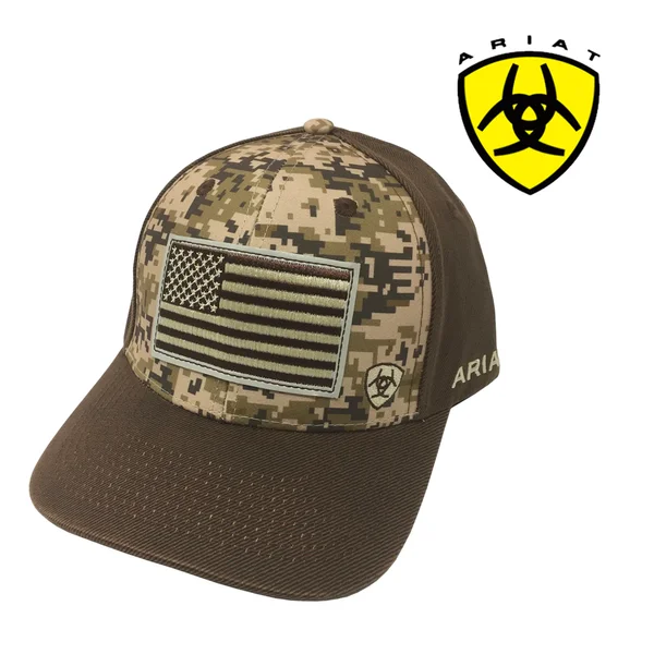 Crew Neck Women T Shirt with a Timeless DesignARIAT Men's Digital Camo Cap