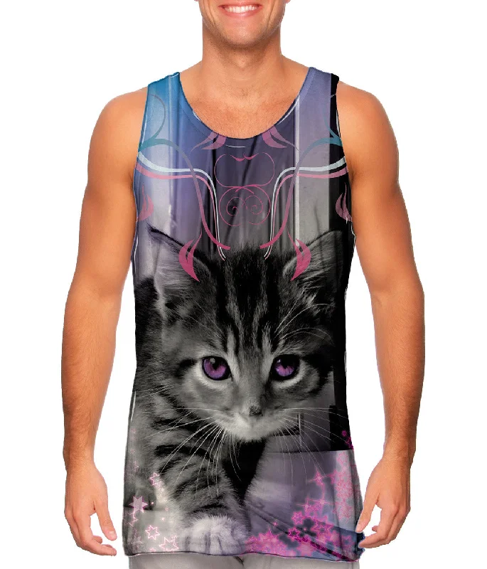 Women's Longline Tank Tops with Abstract PrintsFab Kitten