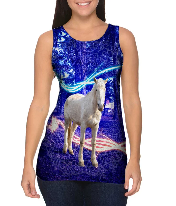 Plus Size Women's Ruffled Hem Tank Tops with Floral PrintsFairy Horse