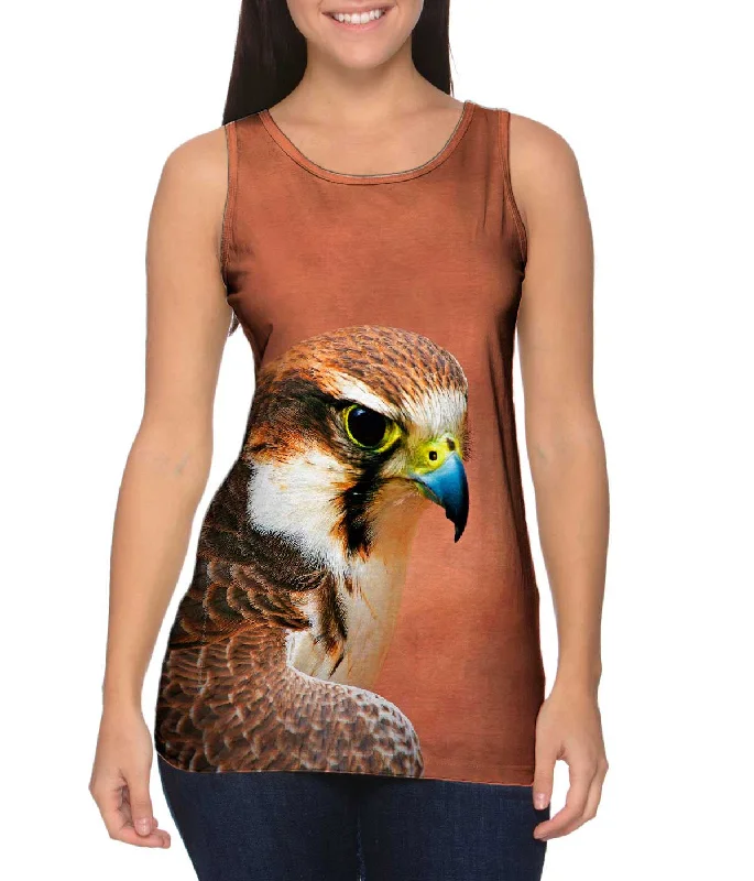 Women's Button - Down Tank Tops in Striped PatternsFearless Baby Falcon