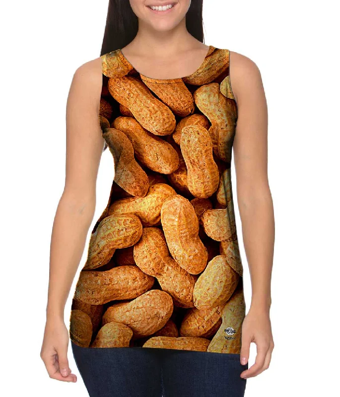 Mock Neck Women's Performance Tank Tops for CyclingFeeling Peanuty