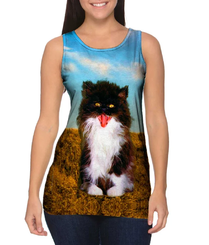 Halter Neck Women's Modal Blend Tank Tops for ComfortField Kitten