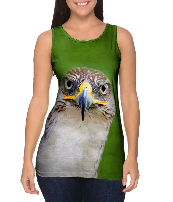Women's Button - Down Tank Tops in Striped PatternsFierce Falcon