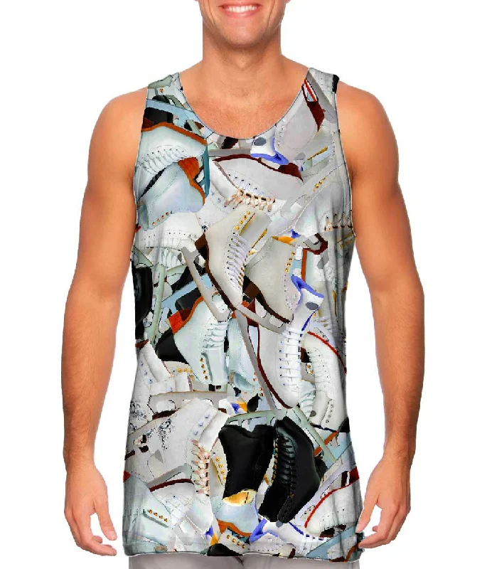V - Neck Women's Moisture - Wicking Tank Tops for RunningFigure Skating Pride
