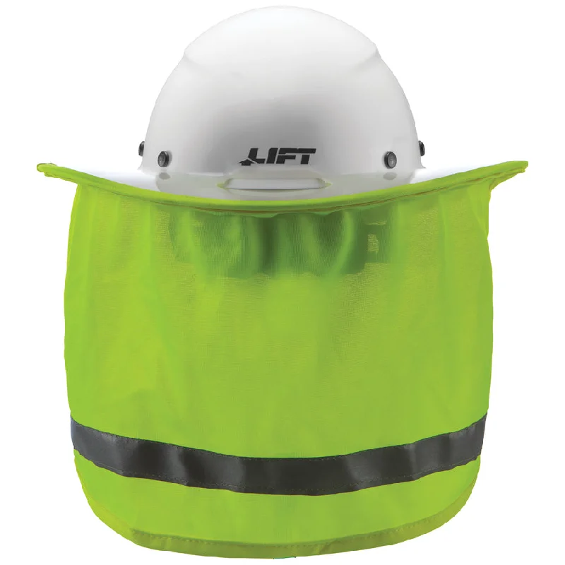 Embroidered Women T Shirt with Intricate DetailsDAX Sunshade, Hi-Viz Lime