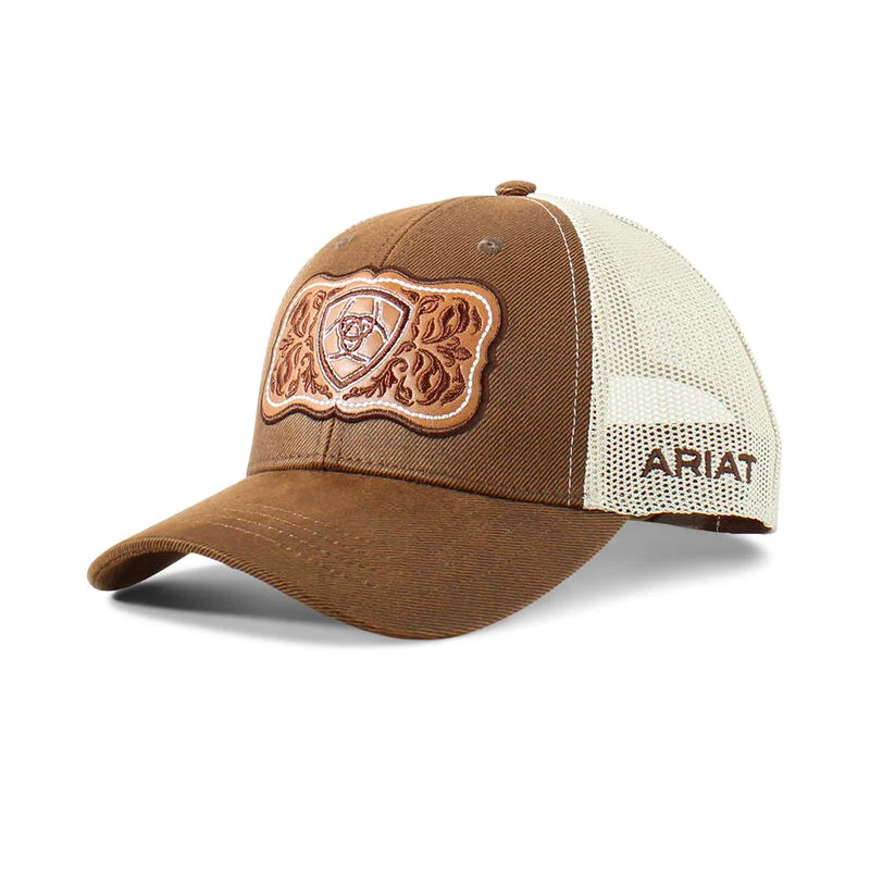 Tie - Dye Women T Shirt with a Bohemian VibeFloral Leather Patch Cap