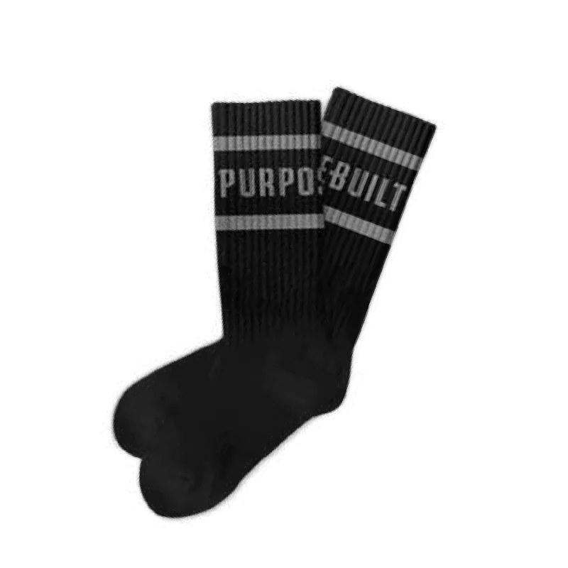 Floral Print Women T Shirt for a Feminine TouchPurpose-Built Athletic Socks, Black