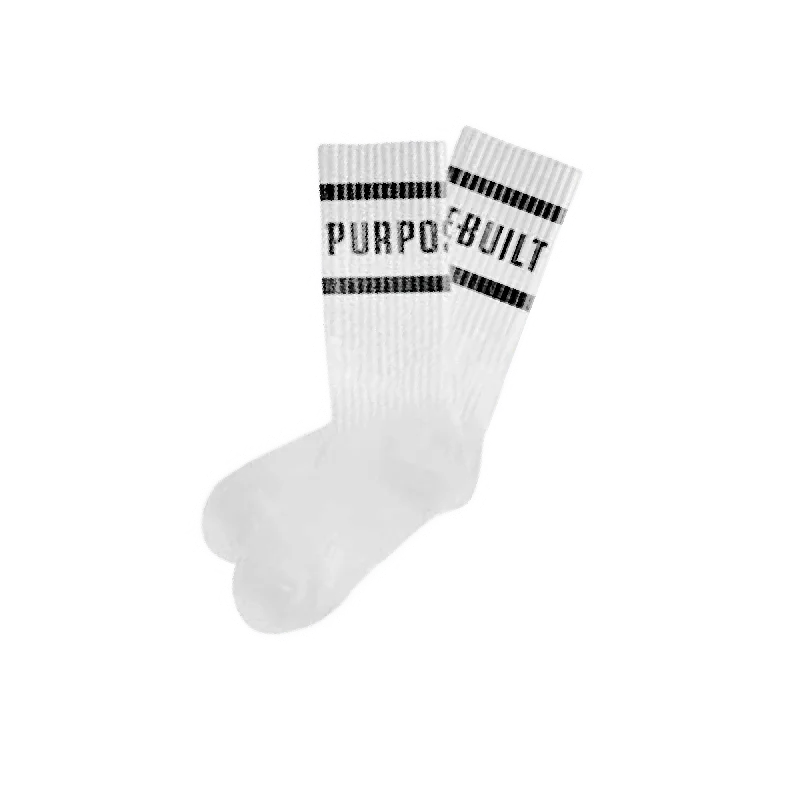 Striped Women T Shirt in a Classic PatternPurpose-Built Athletic Socks, White