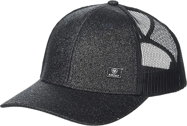 Puff Sleeve Women T Shirt for a Fashion - Forward LookARIAT Women's Cap Glitter Messy - Black