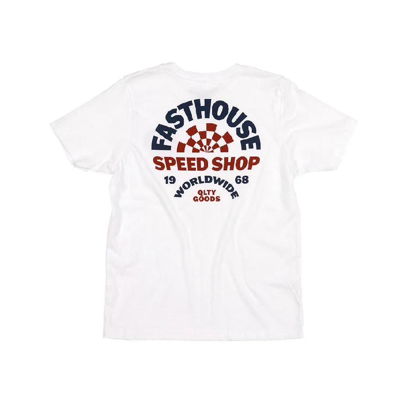 Striped Women T Shirt in a Classic PatternYouth Deco SS Tee - White