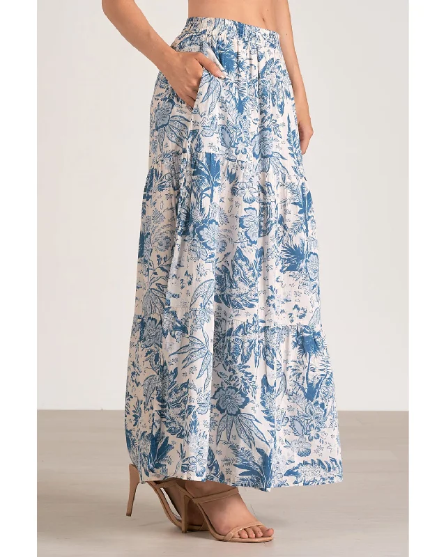 Bohemian - style cover ups for a free - spirited beach aesthetic2024 Elan Floral Tiered Maxi Dress - Vp4112 Bohemian - style cover ups for a free - spirited beach aesthetic2024 Elan Floral Tiered Maxi Dress - Vp4112