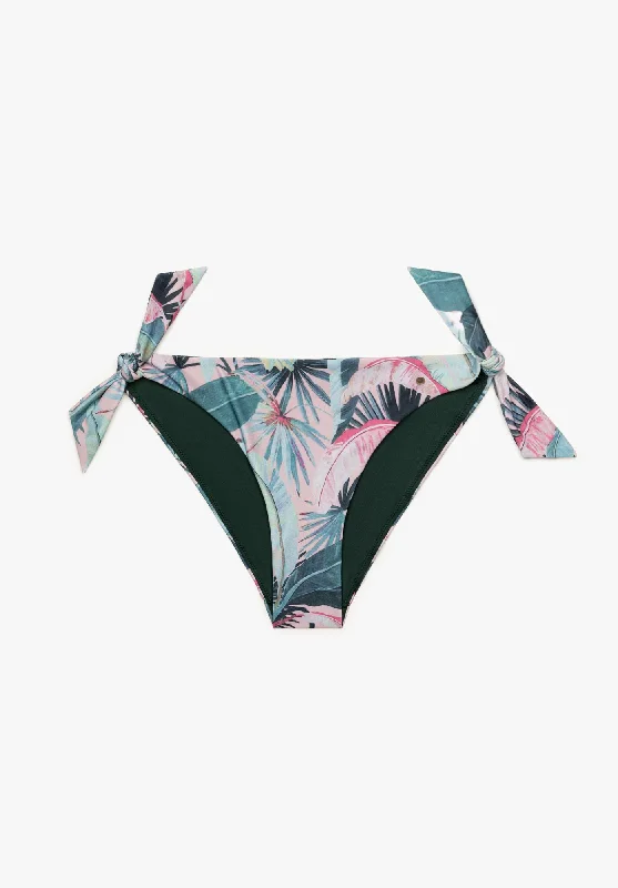 Neon - colored bikini to stand out on the beachBikini Slip Knotted HALESIA Recycled Print Neon - colored bikini to stand out on the beachBikini Slip Knotted HALESIA Recycled Print