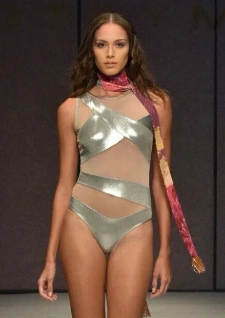 Crop Bodysuits to Pair with High - Waisted BottomsBritney Bodysuit