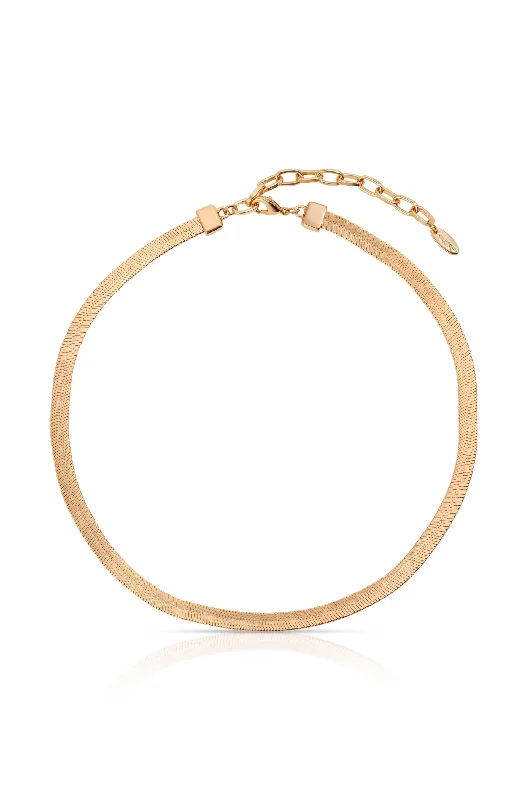 Wrap - around cover ups for a customizable fitBrooklyn Flat Herringbone Chain Necklace Wrap - around cover ups for a customizable fitBrooklyn Flat Herringbone Chain Necklace