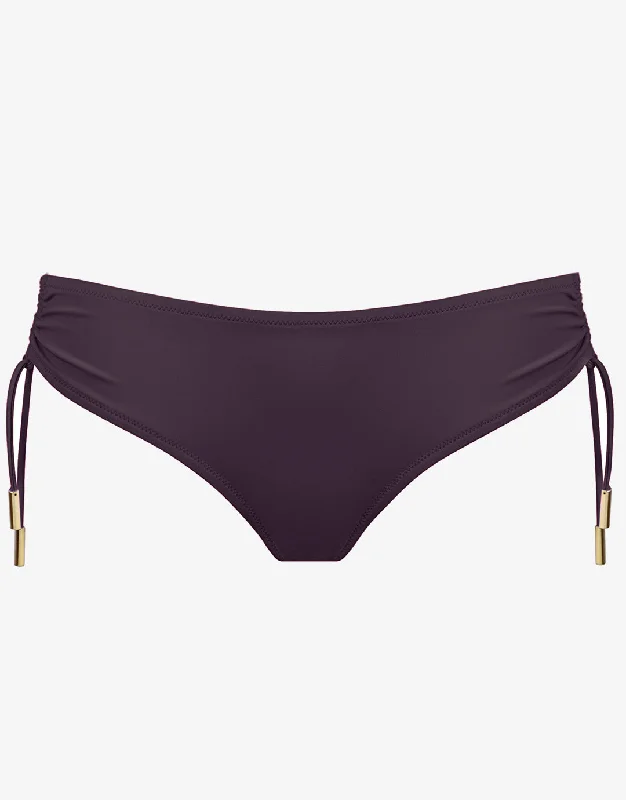 Monokini - style bikini with a unique one - piece - meets - bikini designElements Adjustable Bikini Pant - Deep Sepia