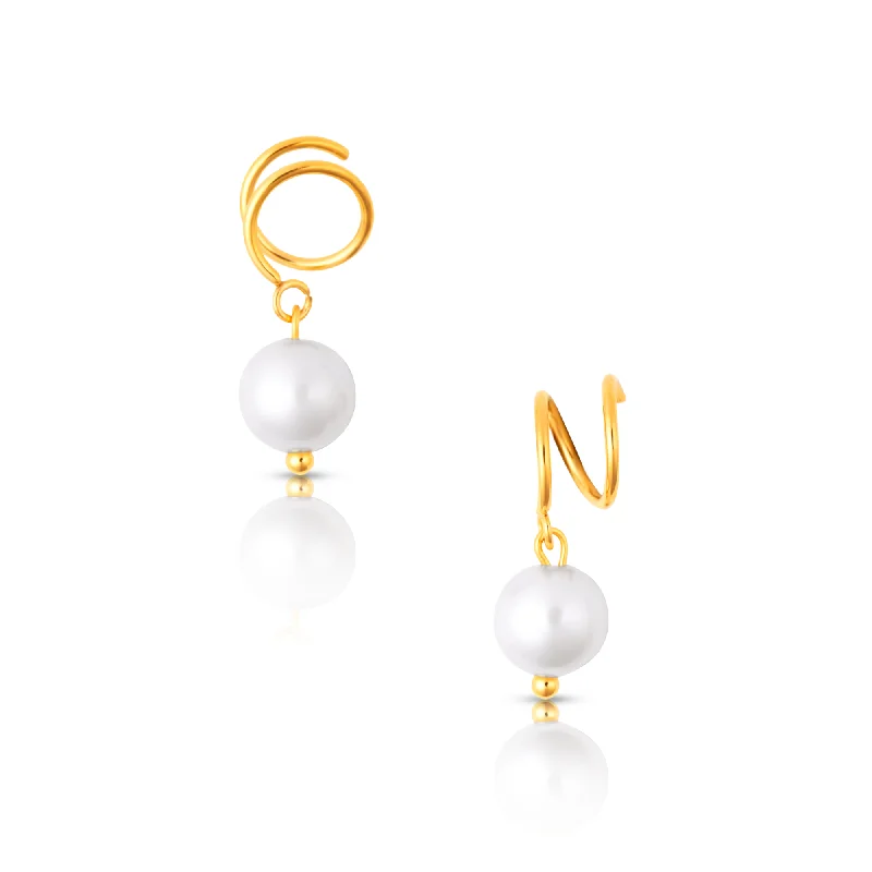 Vintage - inspired cover ups for a retro beach styleEllie Vail - Cove Spiral Pearl Earring Vintage - inspired cover ups for a retro beach styleEllie Vail - Cove Spiral Pearl Earring