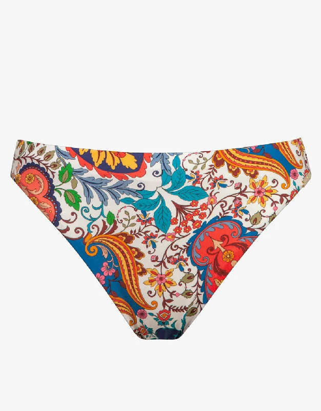 Metallic - finish bikini for a glamorous and eye - catching poolside lookLibertine Bikini Pant - Vibrant White