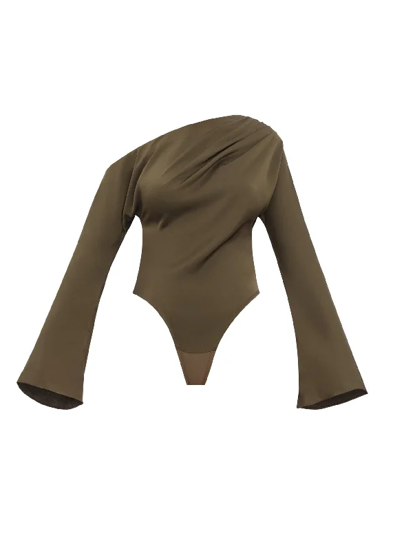 Convertible Straps Bodysuits for Multiple Styling OptionsMATI BODYSUIT - OLIVE