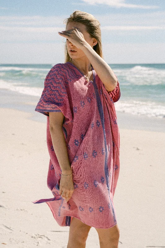 Sleeveless cover ups for maximum sun exposure controlOne-of-a-Kind Long Huipil