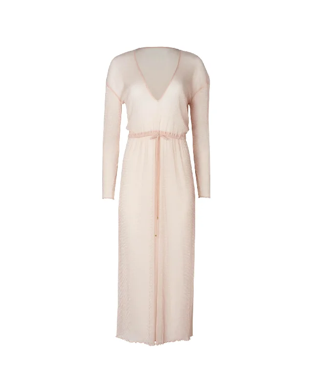 Drawstring - closure cover ups for adjustable sizingOphelia Pink Cover Up Dress